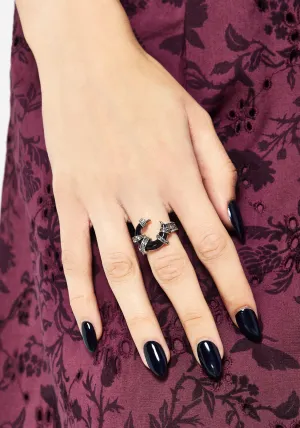 Asrai Moon Pendant Ring