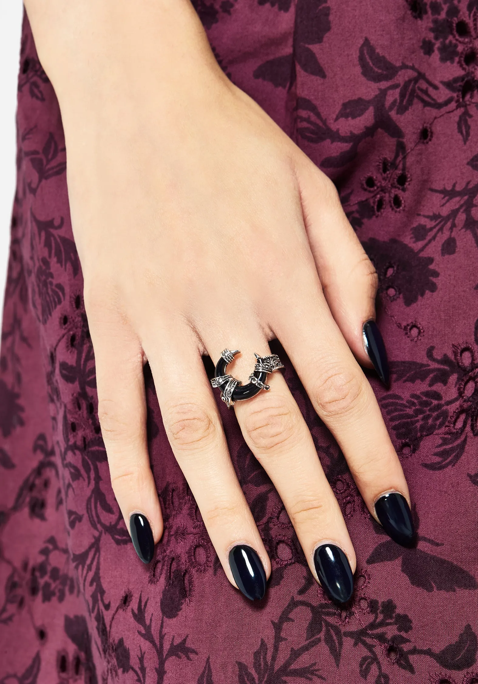 Asrai Moon Pendant Ring