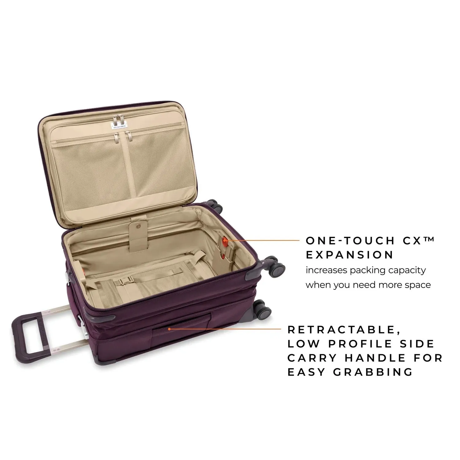 BASELINE Limited Edition Essential Carry-On Spinner - Plum