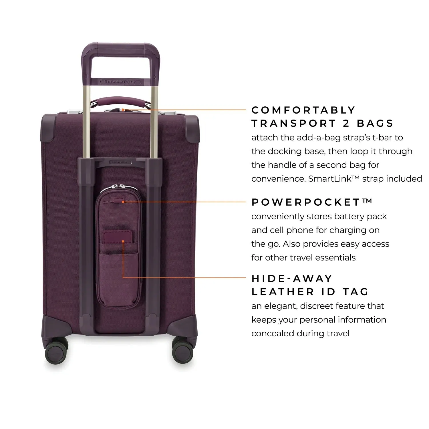BASELINE Limited Edition Essential Carry-On Spinner - Plum