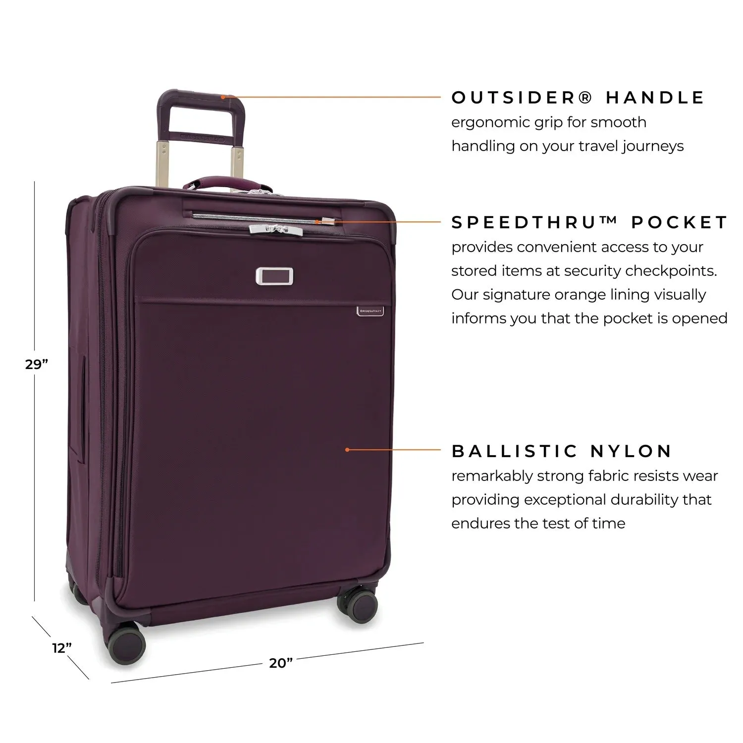 BASELINE Limited Edition Large Expandable Spinner - Plum