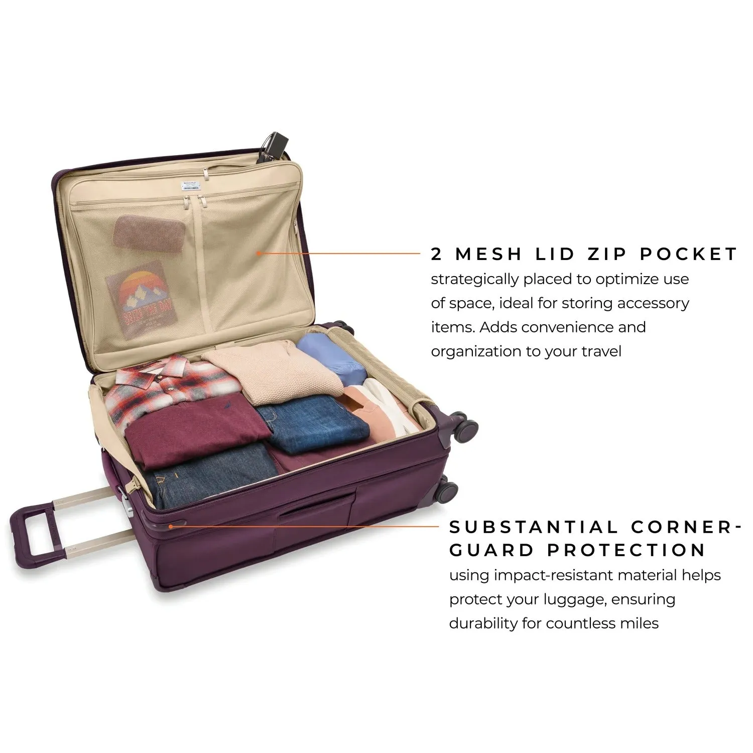 BASELINE Limited Edition Large Expandable Spinner - Plum