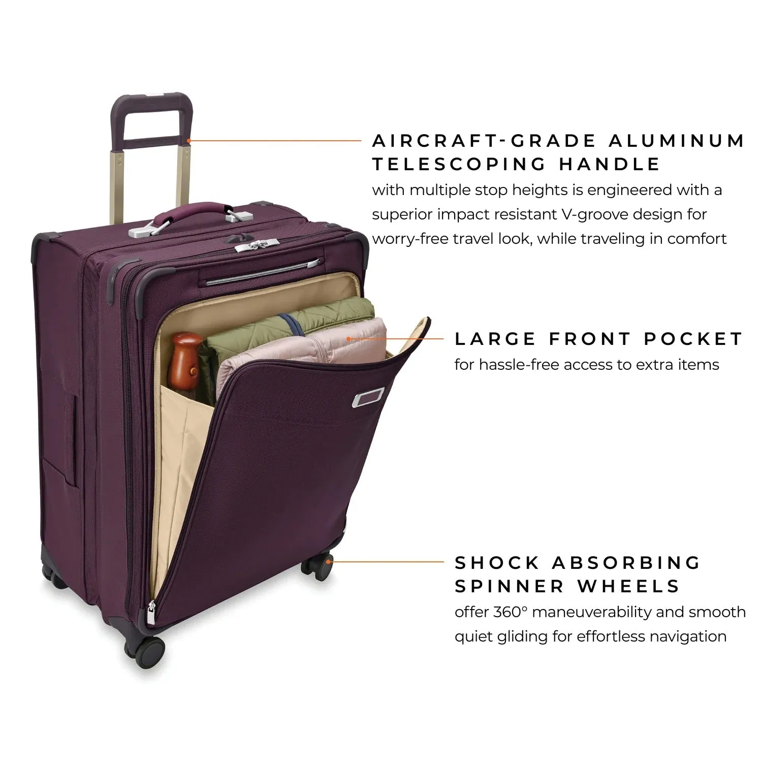 BASELINE Limited Edition Large Expandable Spinner - Plum