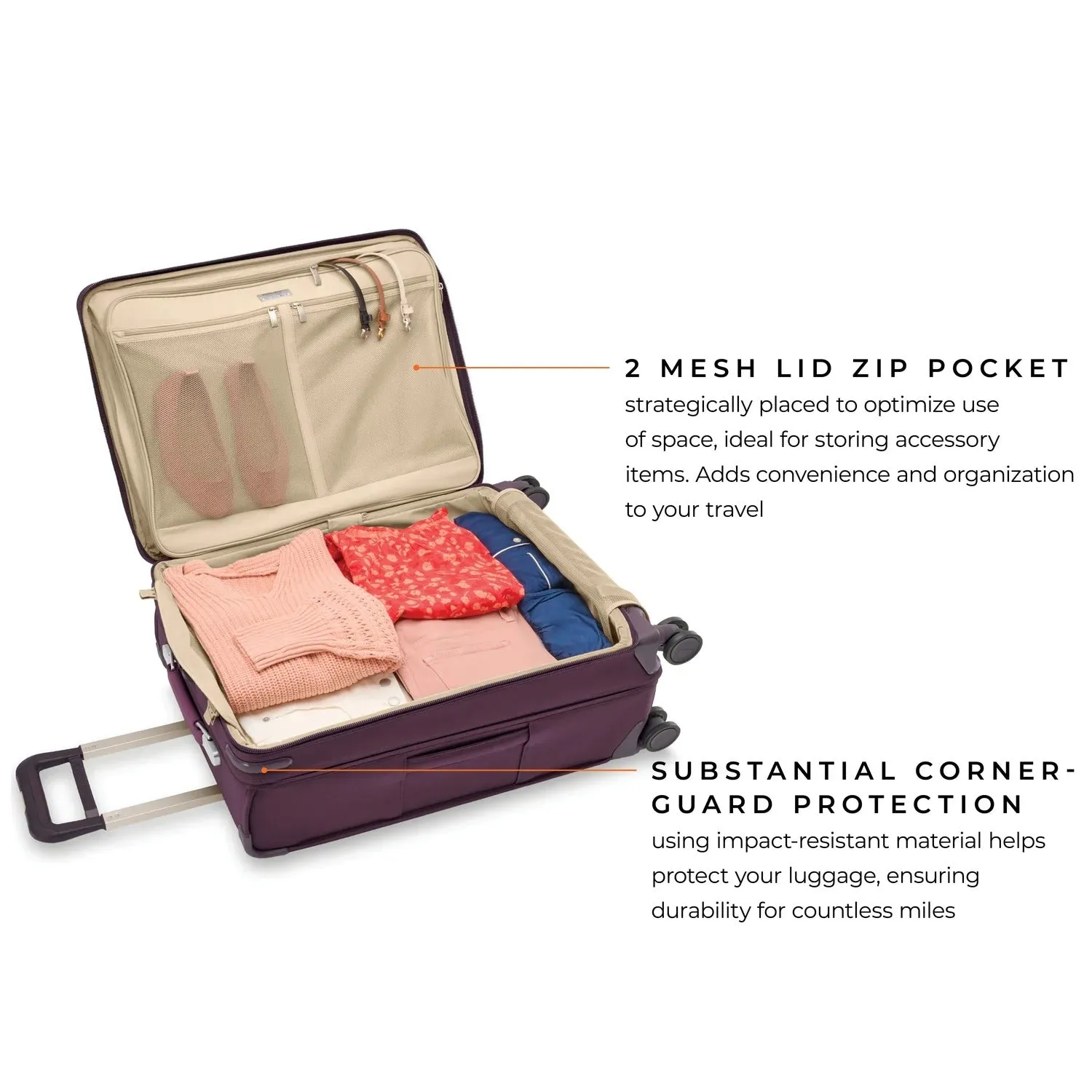 BASELINE Limited Edition Medium Expandable Spinner - Plum