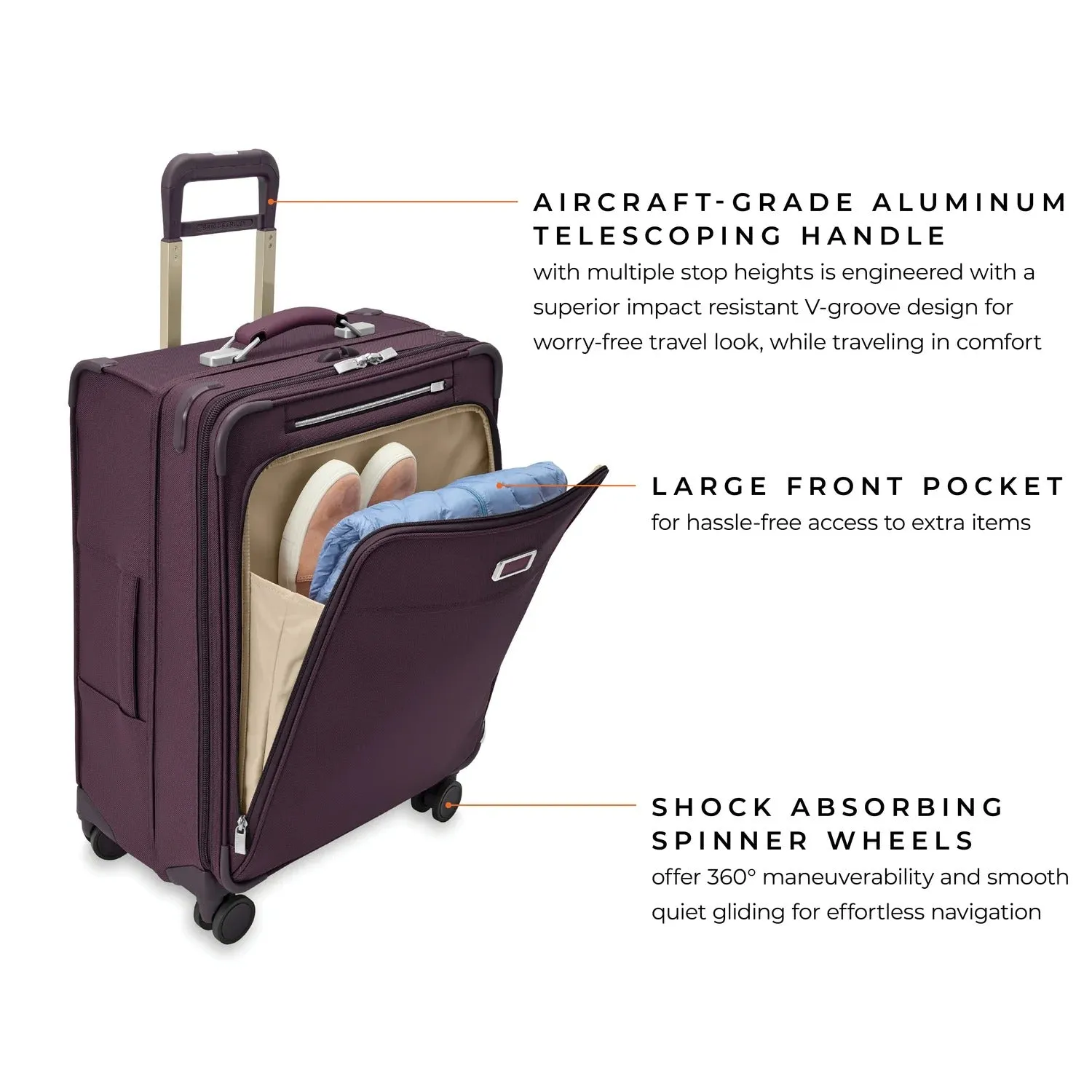 BASELINE Limited Edition Medium Expandable Spinner - Plum