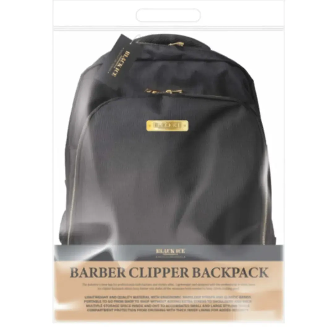 Black Ice Professional Barber Clipper Backpack