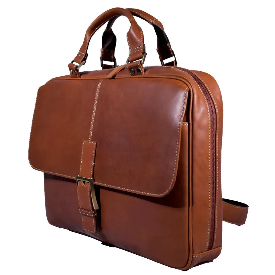 Boconi Bryant Leather Briefcase Analyst Bag