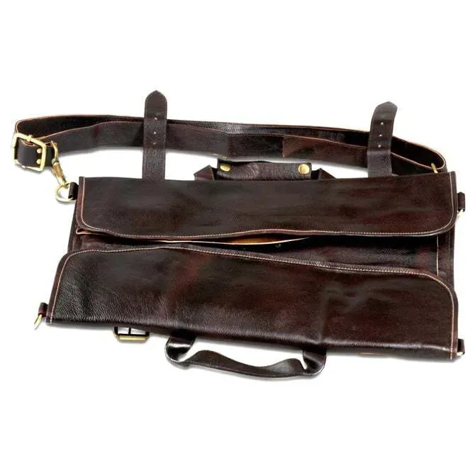 Boldric Leather Knife Bag - 18 Pockets