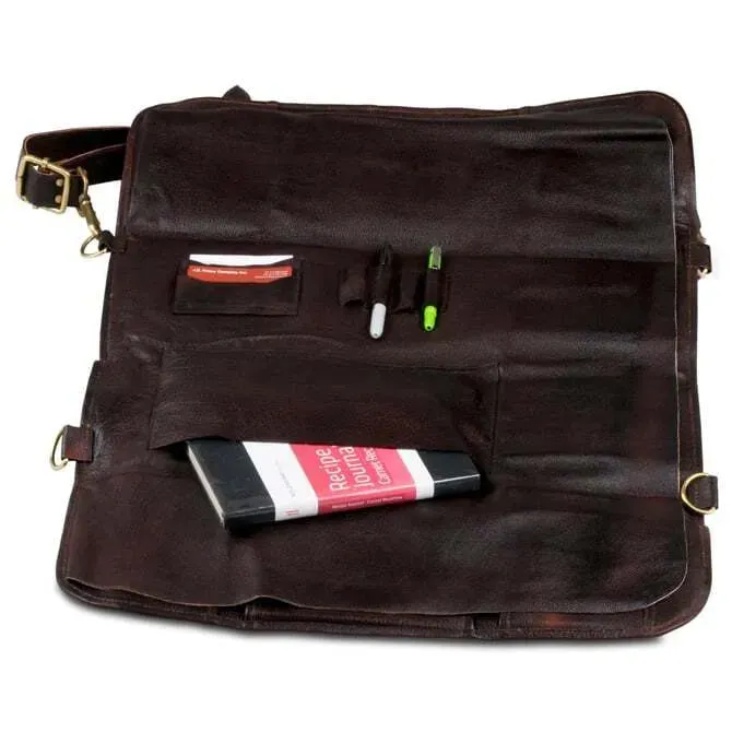 Boldric Leather Knife Bag - 18 Pockets