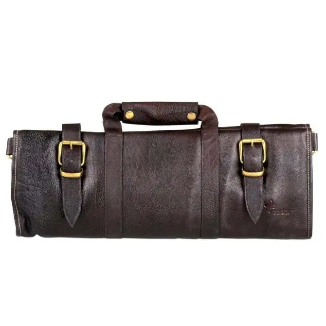 Boldric Leather Knife Bag - 18 Pockets
