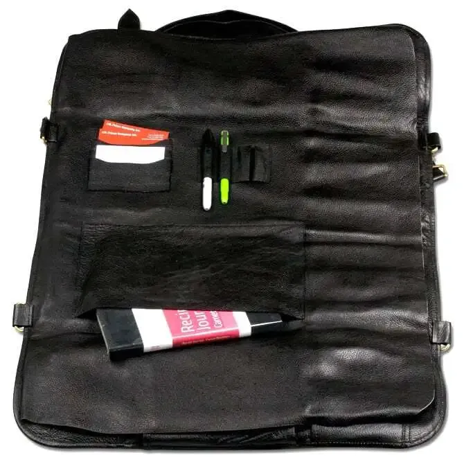 Boldric Leather Knife Bag - 18 Pockets