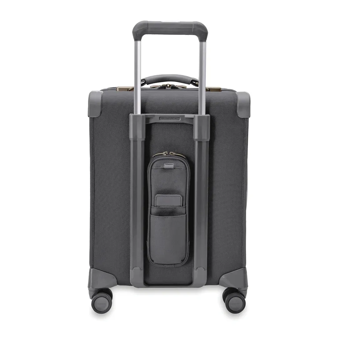 Briggs & Riley Baseline 21" Global Softside Carry-On Spinner with Suiter (Free Monogram)- BLU121CXSPW