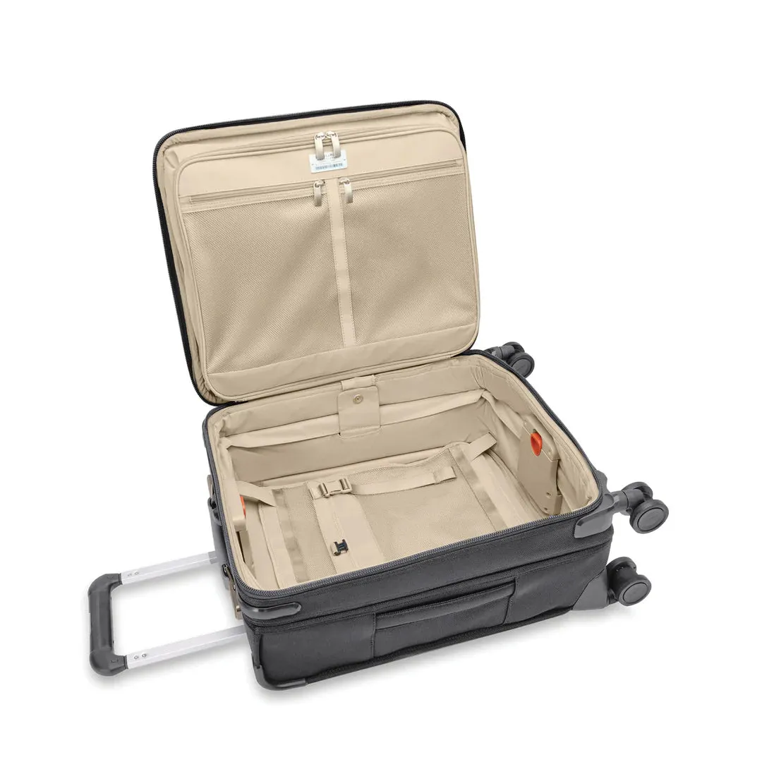 Briggs & Riley Baseline 21" Global Softside Carry-On Spinner with Suiter (Free Monogram)- BLU121CXSPW