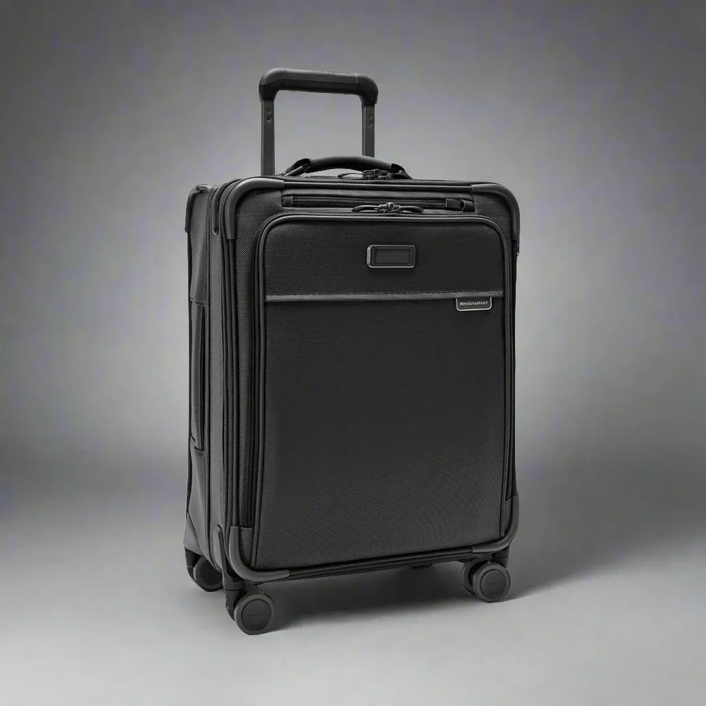Briggs & Riley Baseline 21" Global Softside Carry-On Spinner with Suiter (Free Monogram)- BLU121CXSPW