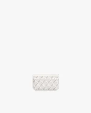 CARD HOLDER MONOGRAM - IVORY
