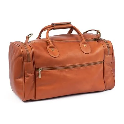 Claire Chase Classic Leather Sports Valise