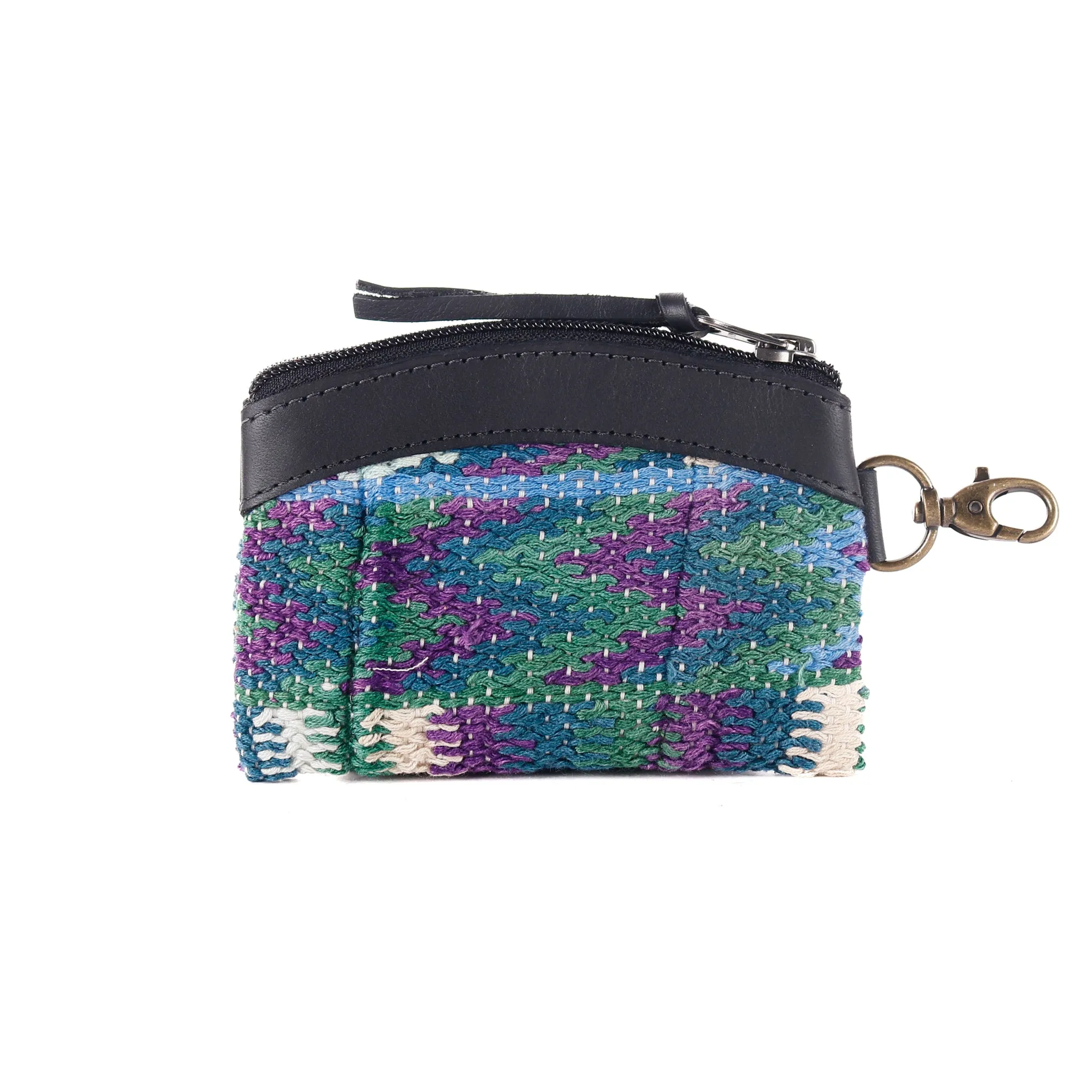 COIN PURSE - OOAK HUIPIL - BLACK - NO. 13658