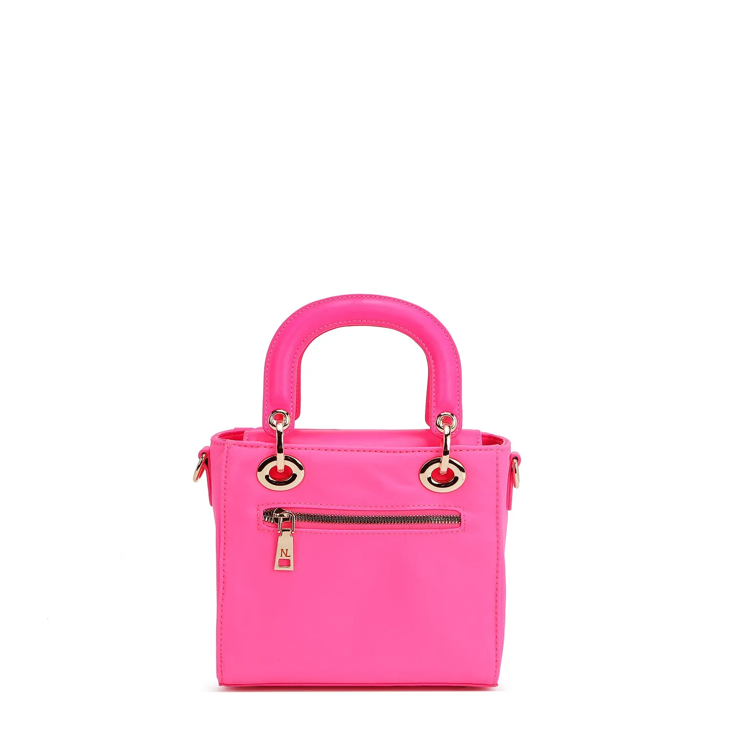 COLOR PATCH TOP HANDLE HANDBAG