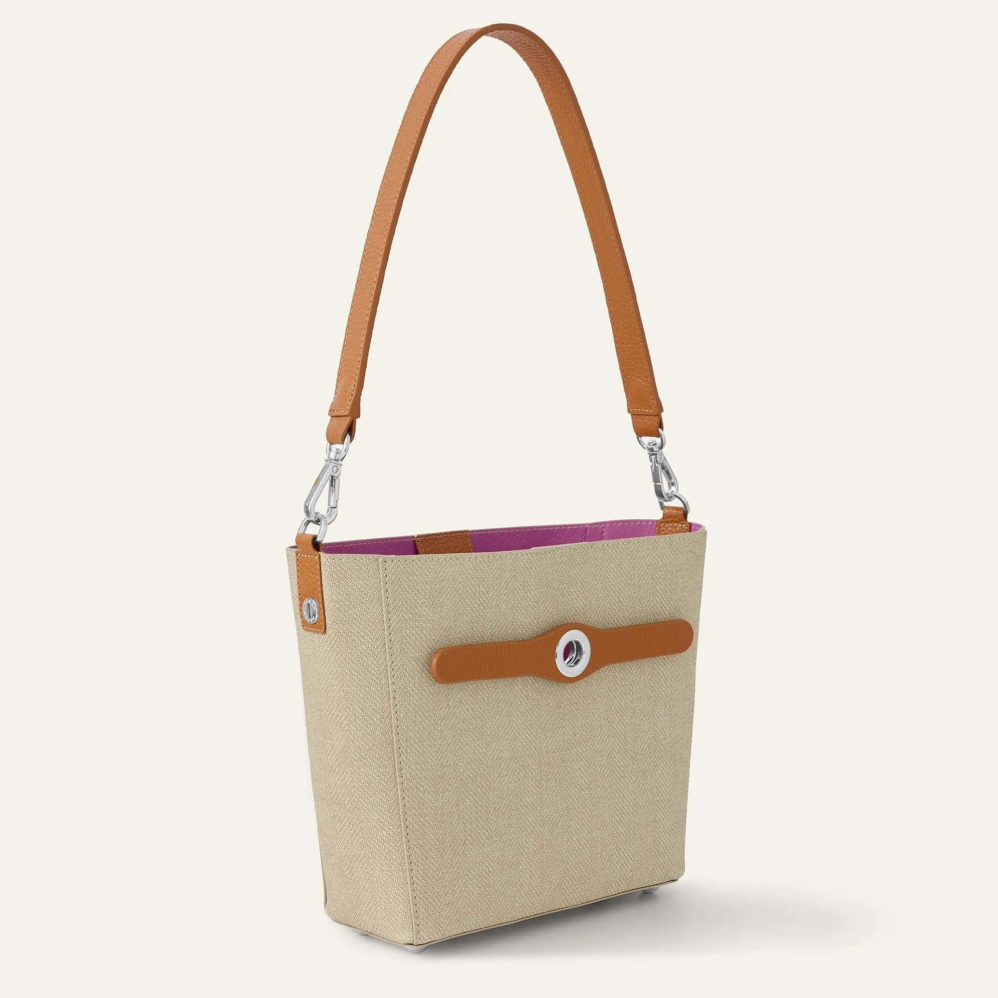Complimentary Bag Q2 | Mini S - Sand Tan with Silver hardware