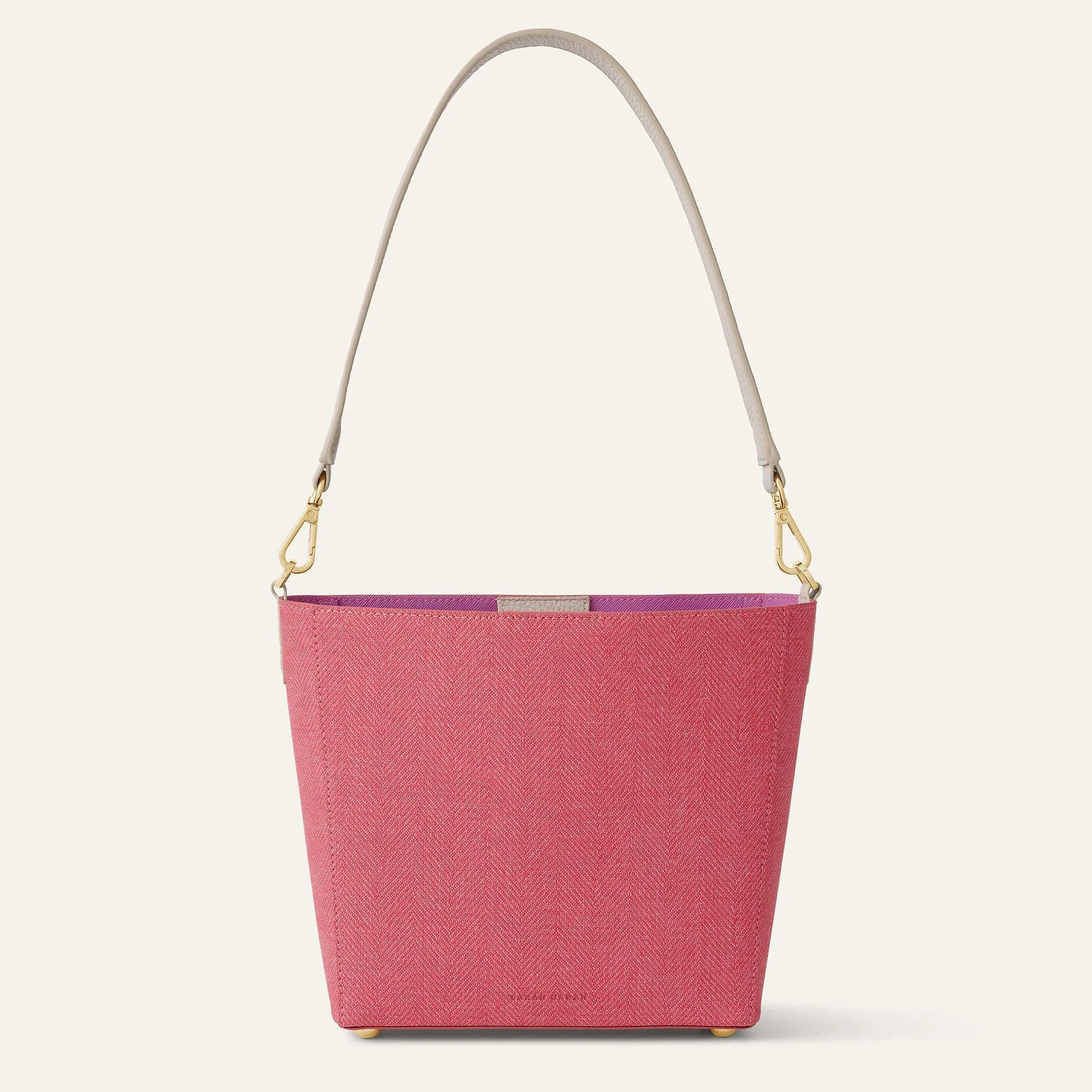 Complimentary Bag Q2 | Mini S - Strawberry Porcelain with Gold hardware