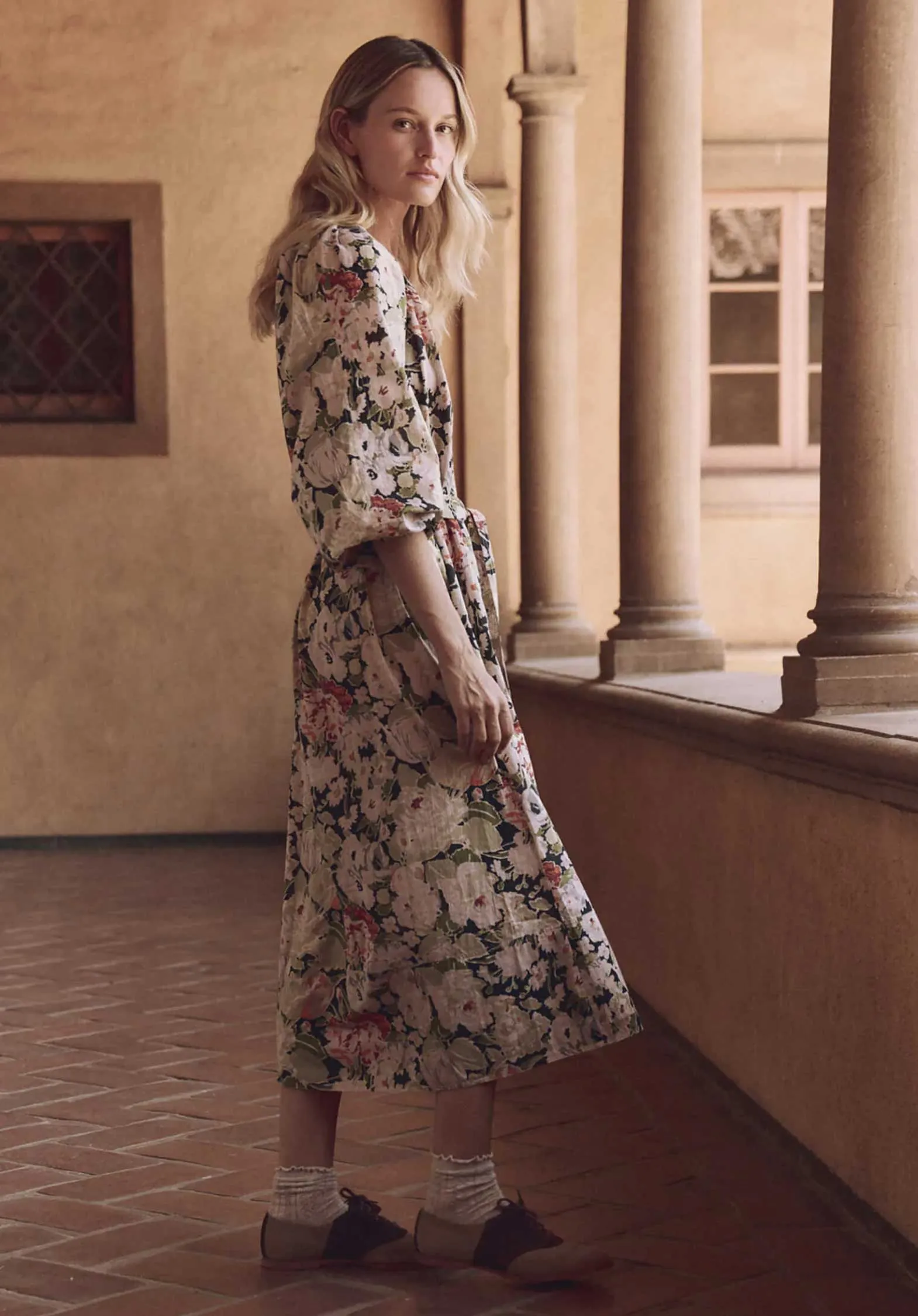 Dress D972b435vr Pampas Dress Vintage-Rose-Print