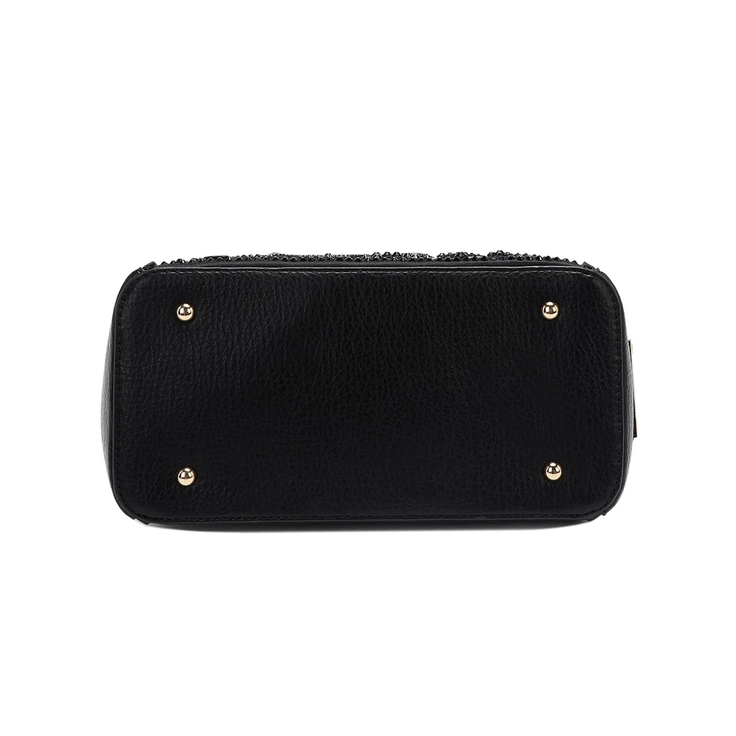LACE TOP HANDLE HANDBAG