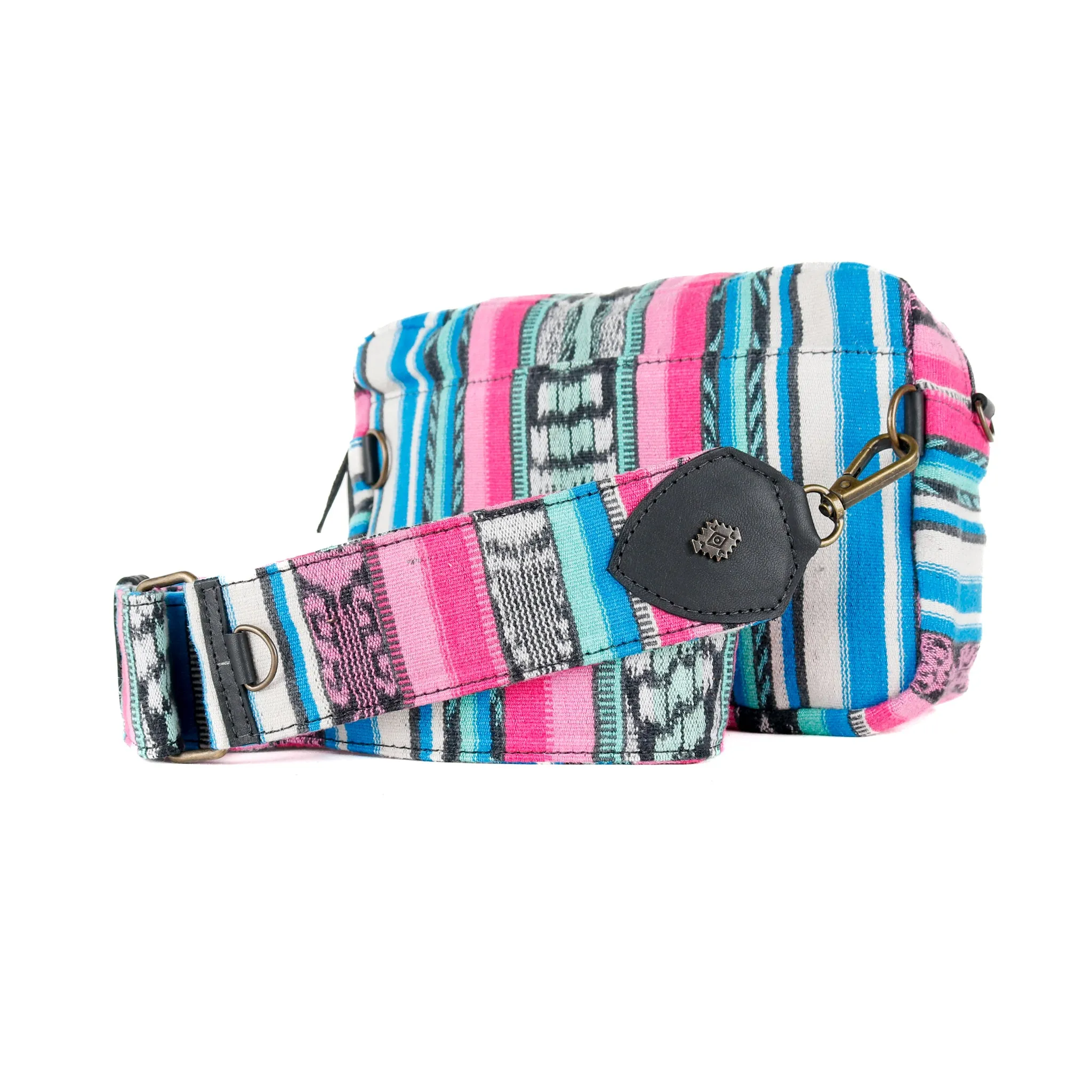 LARGE WANDER CROSSBODY BAG   STRAP SET - CORTE - BLACK - NO. 15775