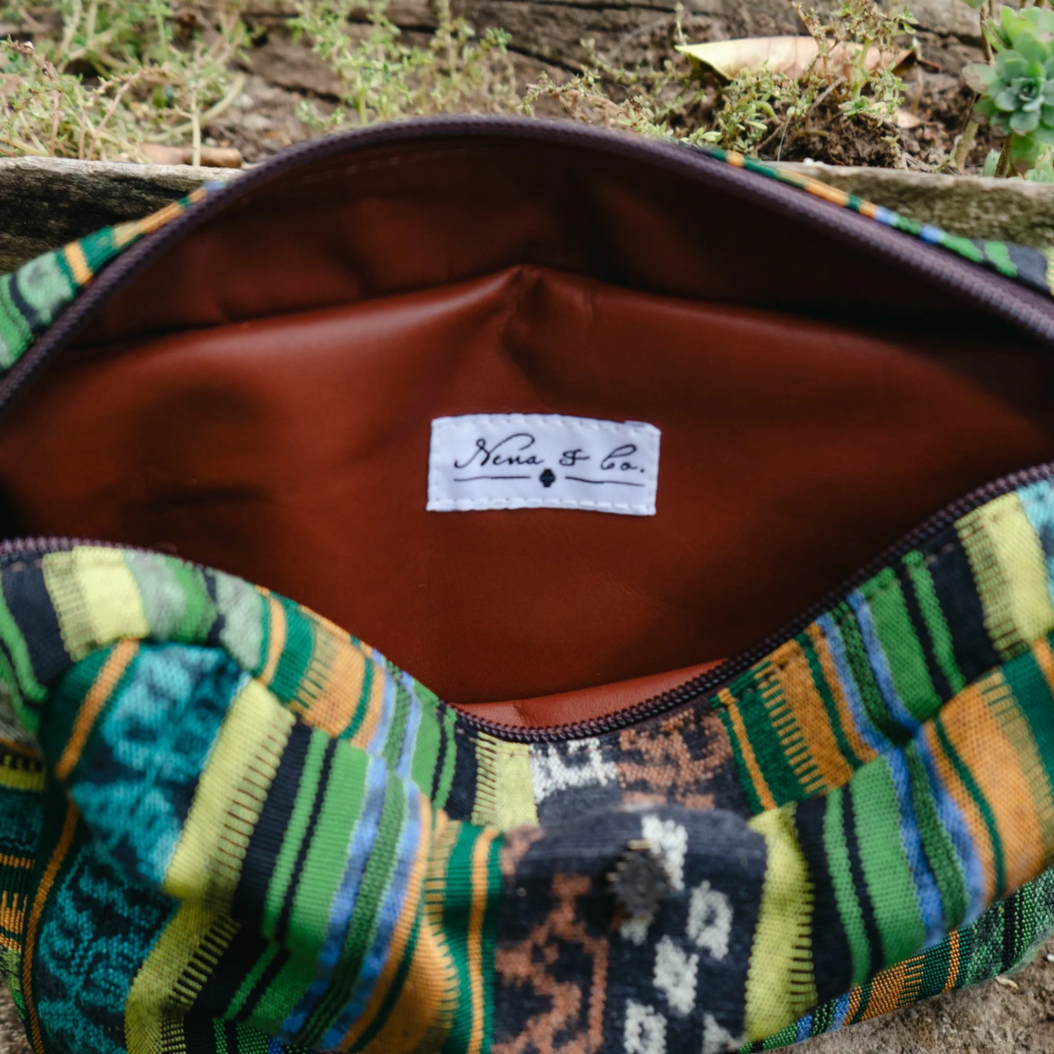 LARGE WANDER CROSSBODY BAG   STRAP SET - CORTE - CAFE - NO. 15781