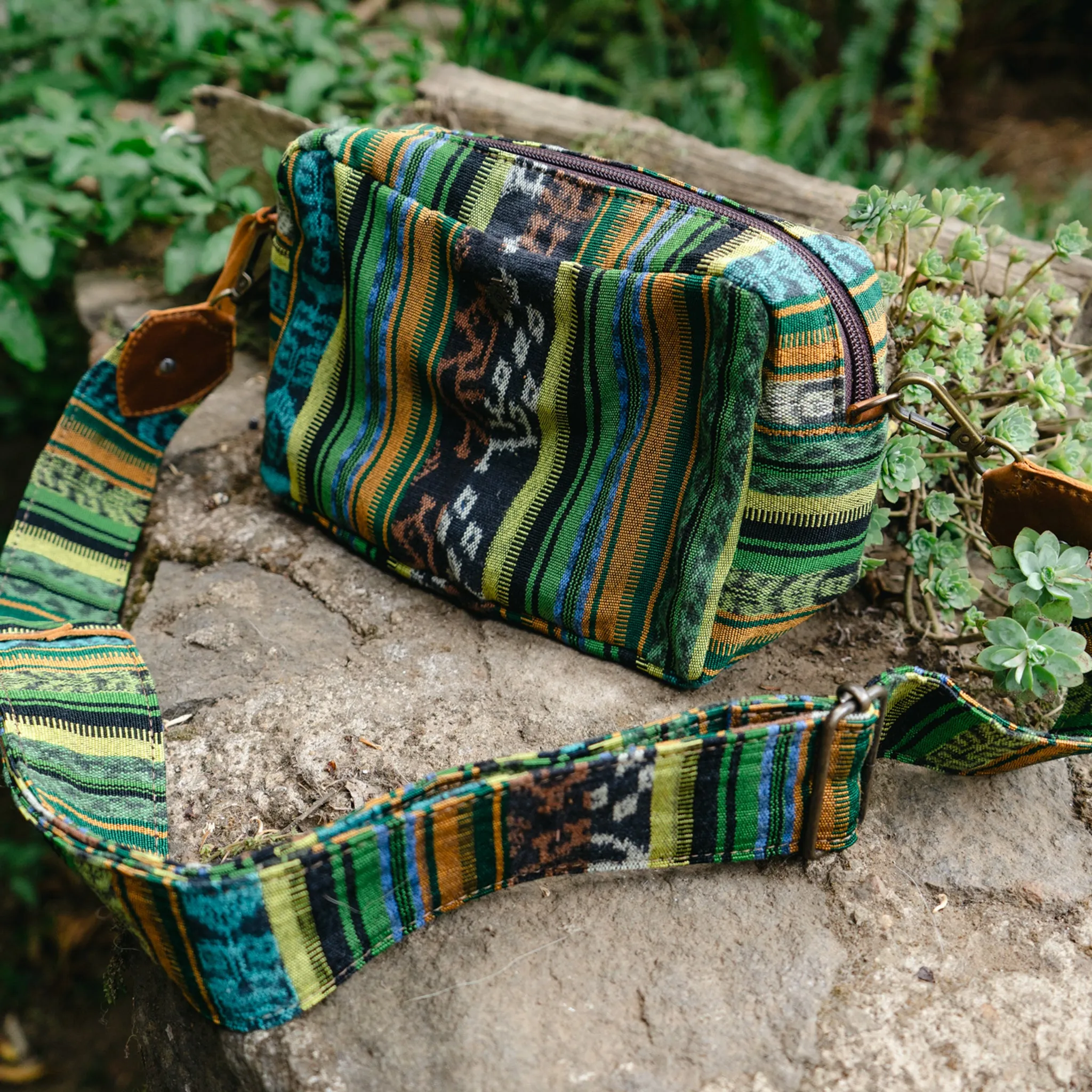 LARGE WANDER CROSSBODY BAG   STRAP SET - CORTE - CAFE - NO. 15781