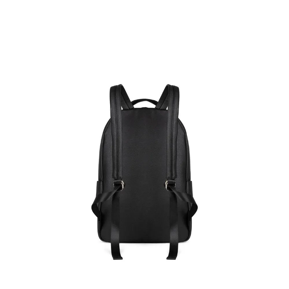 Le Charles - Sac à dos en cuir vegan noir