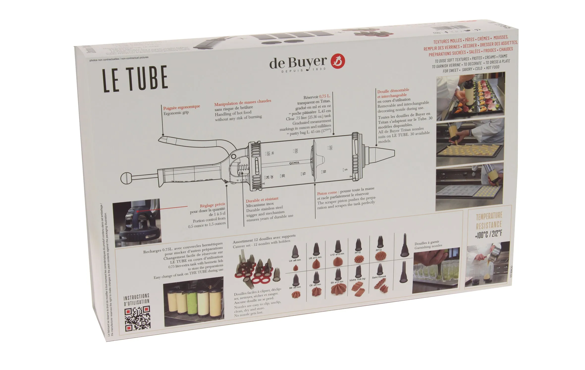 LE TUBE Decorating Tool 18-Piece Set
