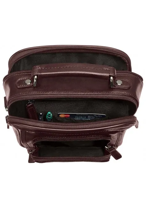 Mancini Arizona Double Compartment Unisex Bag