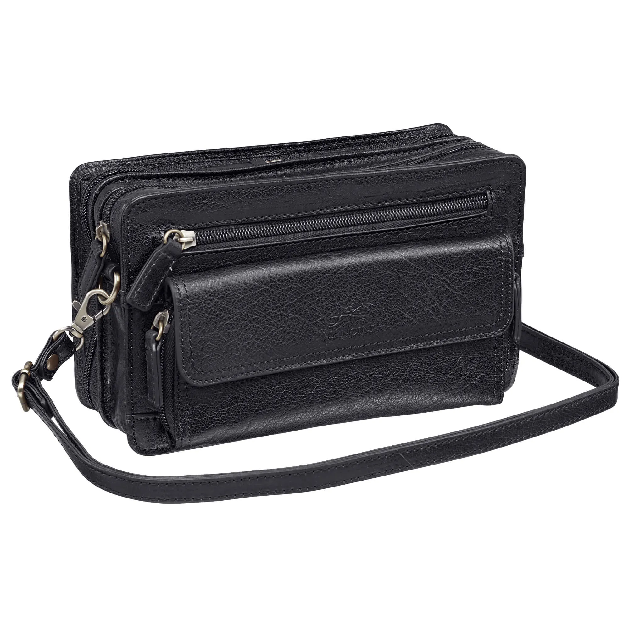 Mancini Arizona Unisex Bag with Zippered Organizer Pocket