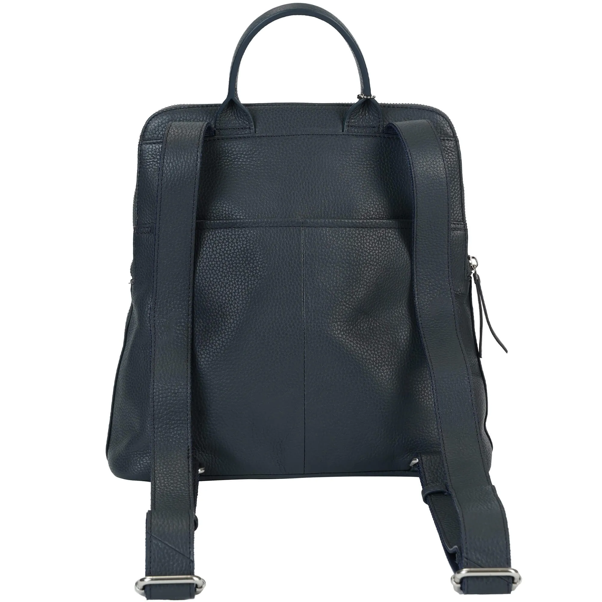 Mancini Pebbled Brigette Leather Backpack