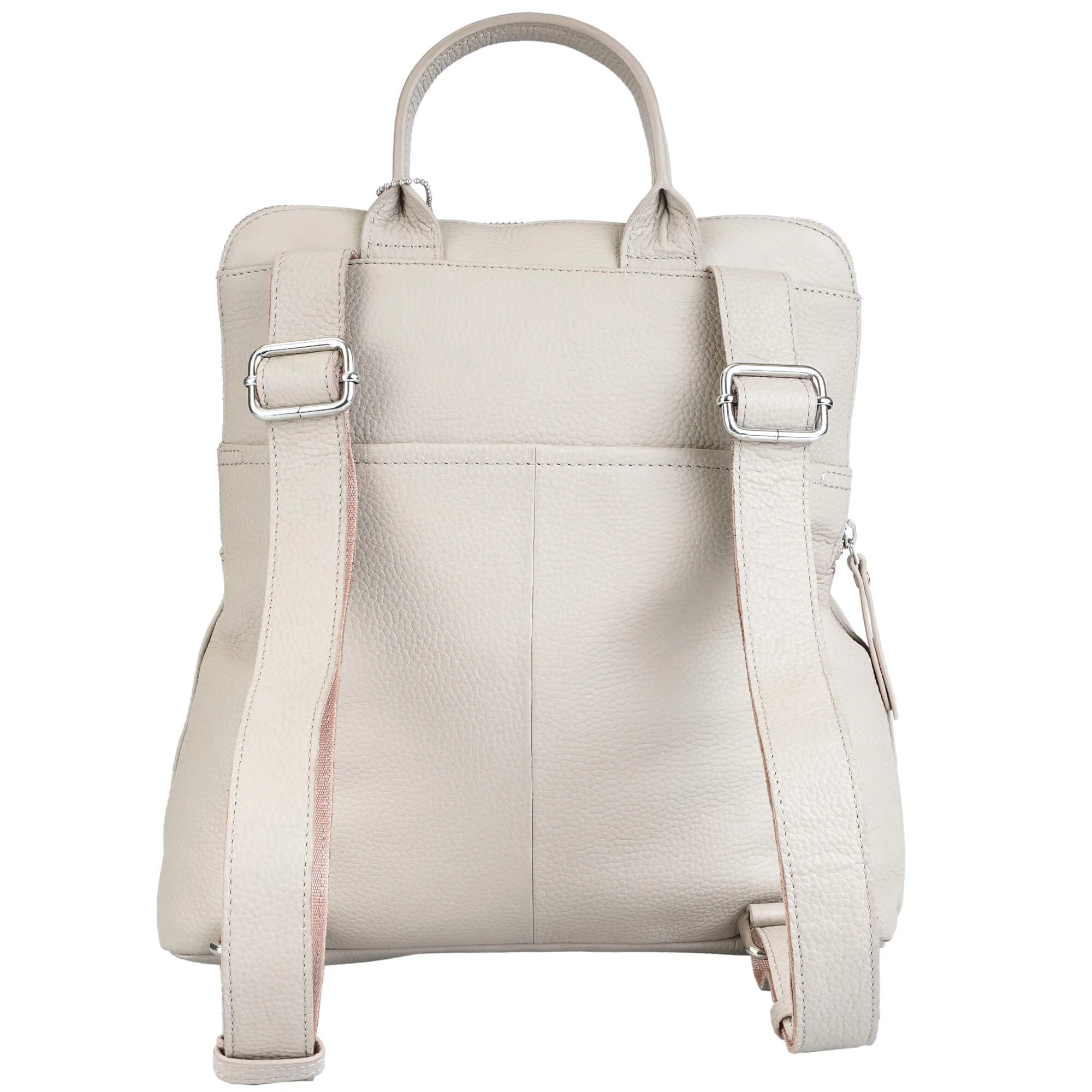 Mancini Pebbled Brigette Leather Backpack