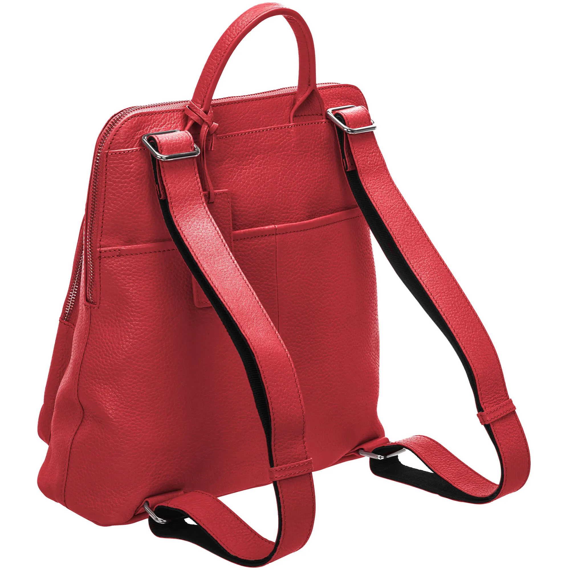 Mancini Pebbled Brigette Leather Backpack
