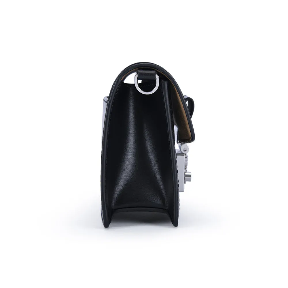 MCM Gretl Visetos Crossbody Bag Black  Mini