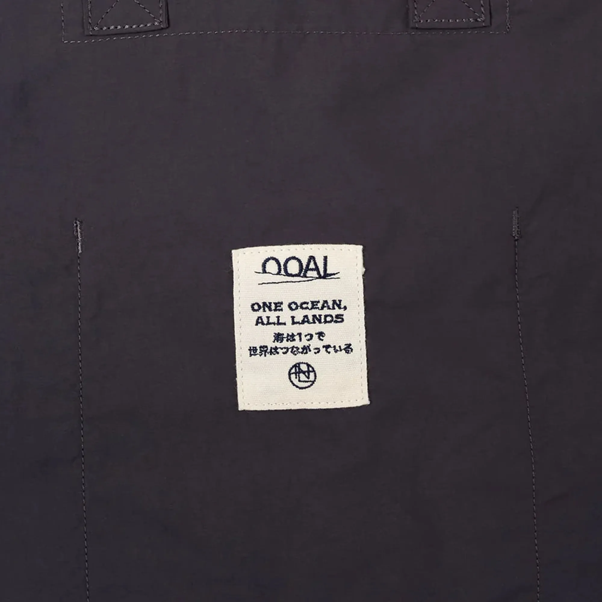 Nanamica OOAL Tote Bag Charcoal Gray