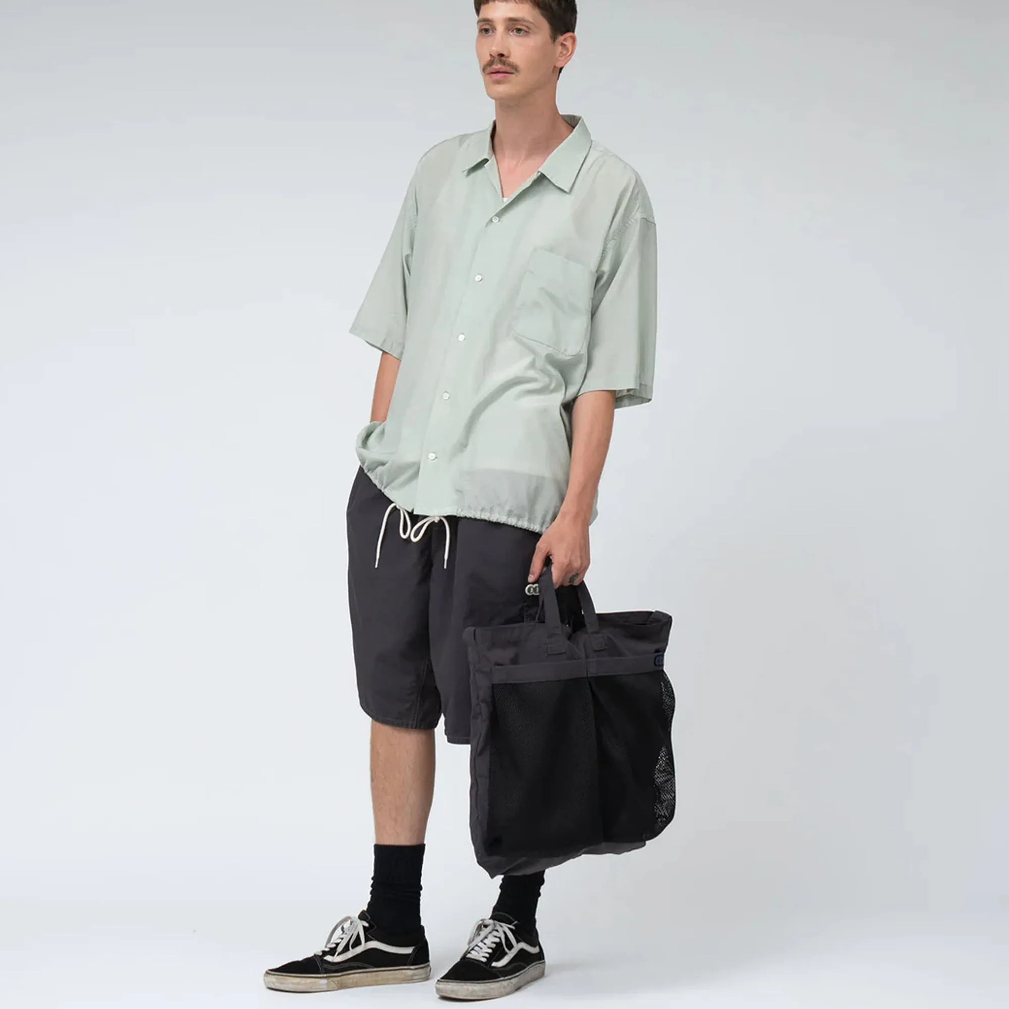 Nanamica OOAL Tote Bag Charcoal Gray