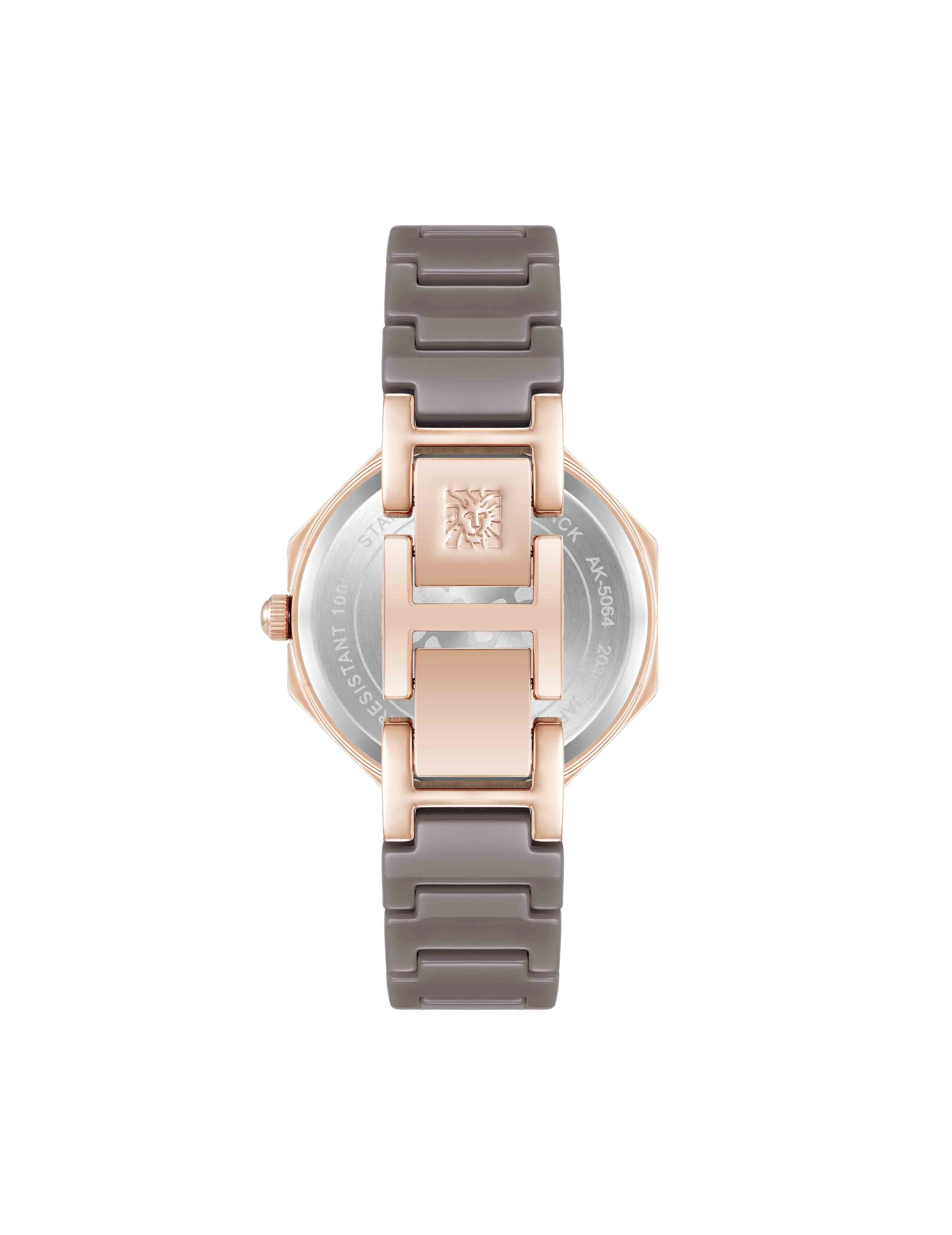 Octagonal Ceramic Diamond Dial Bracelet Watch