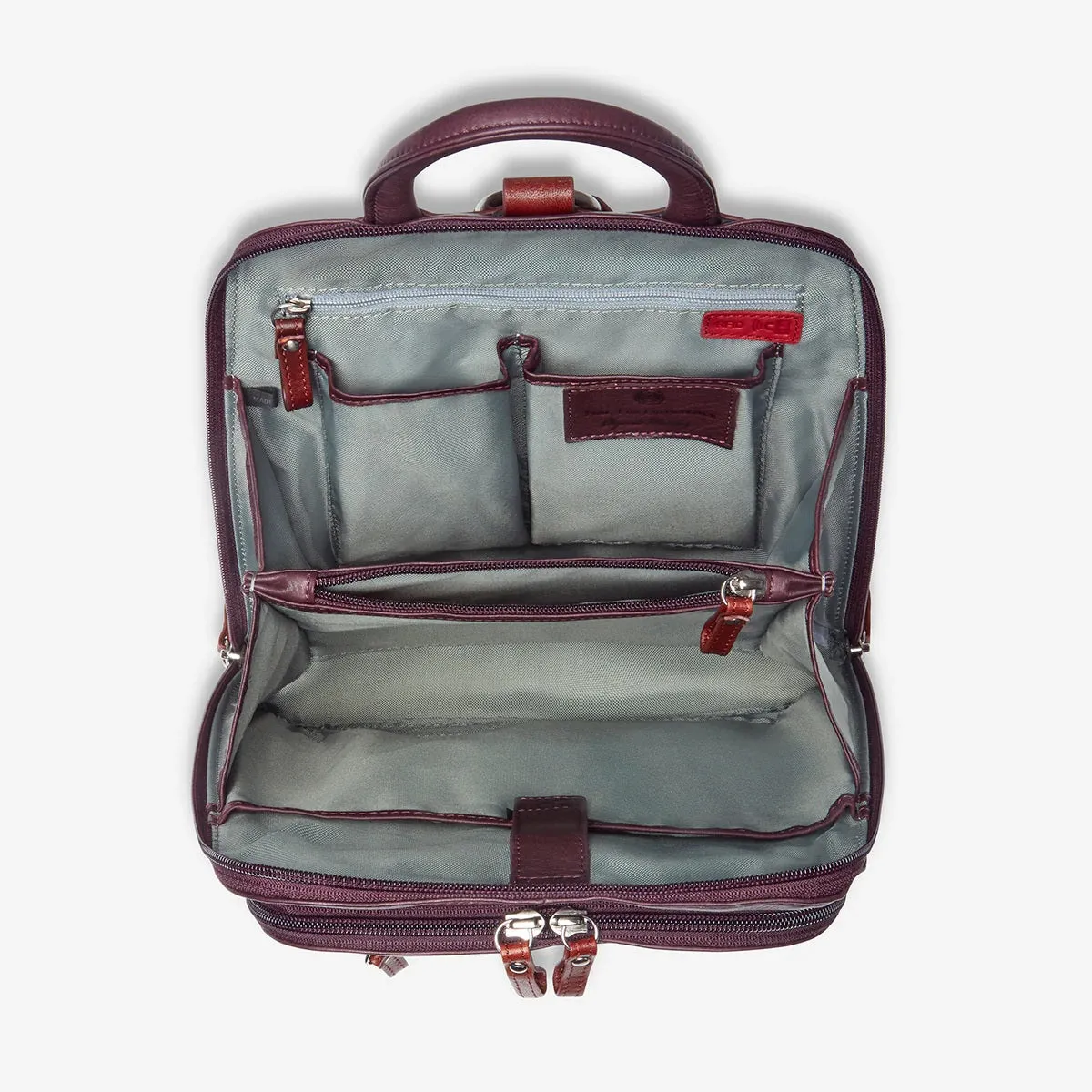 Osgoode Marley Medium Leather Organizer Backpack 7107
