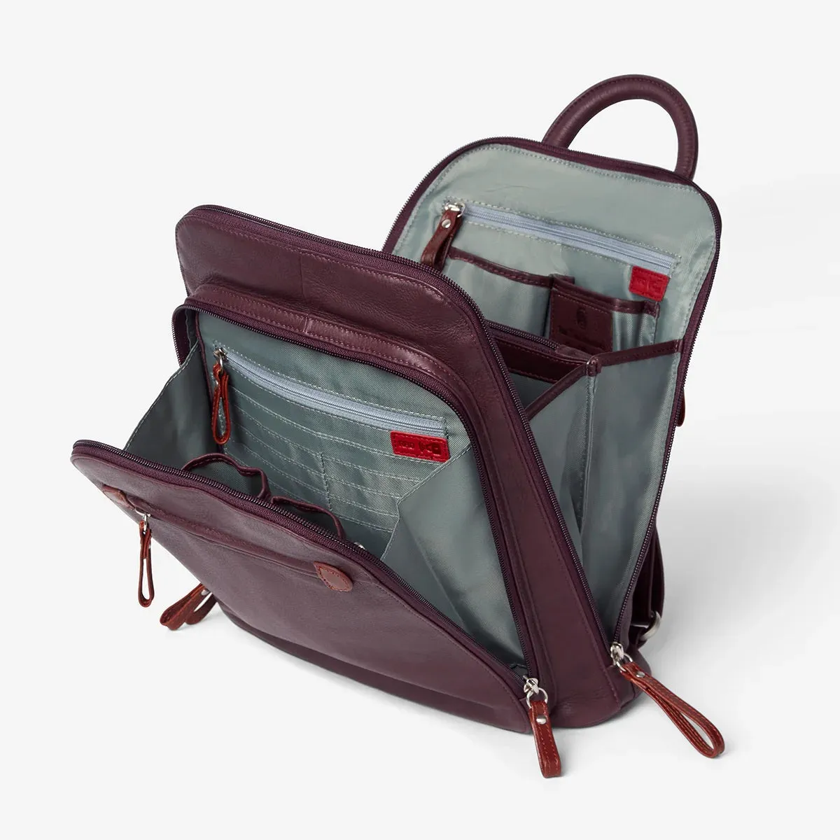 Osgoode Marley Medium Leather Organizer Backpack 7107