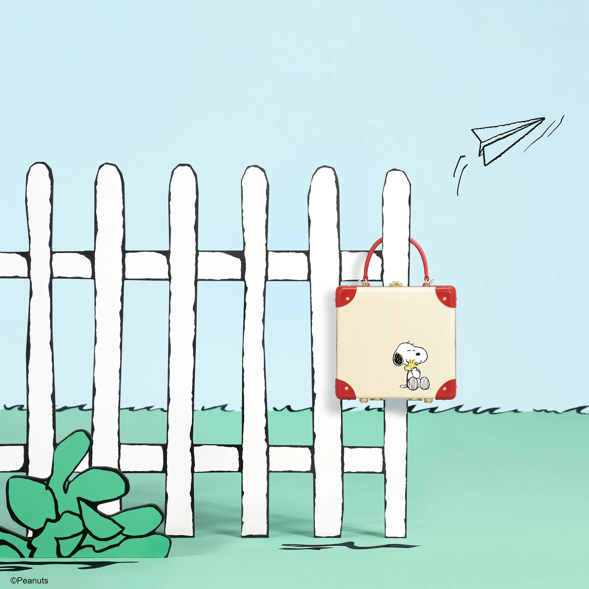 PEANUTS · London Square | Ivory/Red/Gold