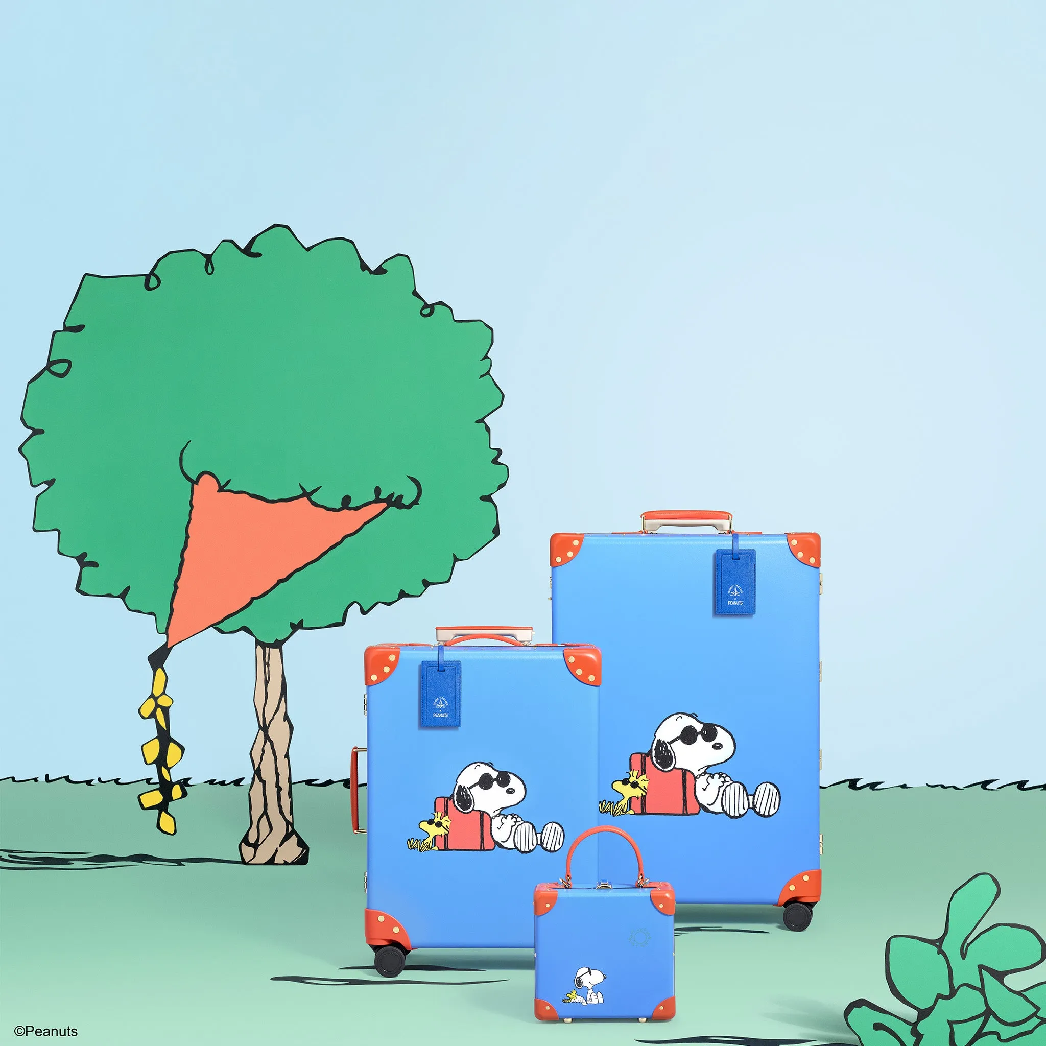 PEANUTS · London Square | Royal Blue/Orange/Gold