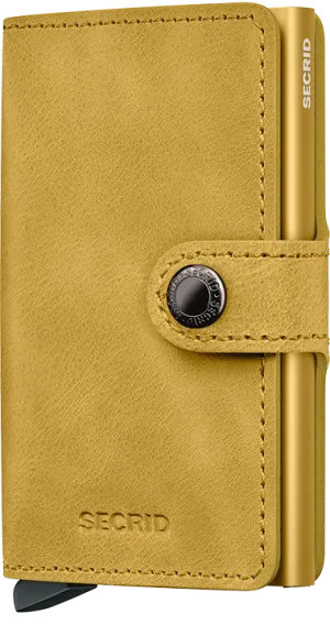 Secrid Mini Wallet Vintage Yellow
