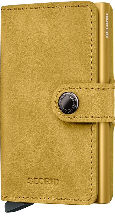 Secrid Mini Wallet Vintage Yellow