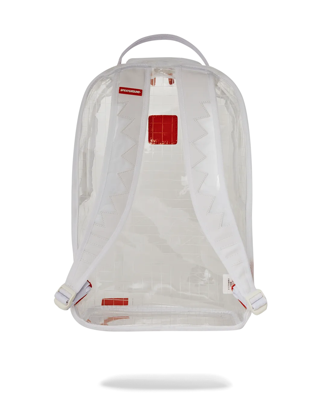 Sprayground DLXSV Backpack (Clear Embossed Sharks In Paris)