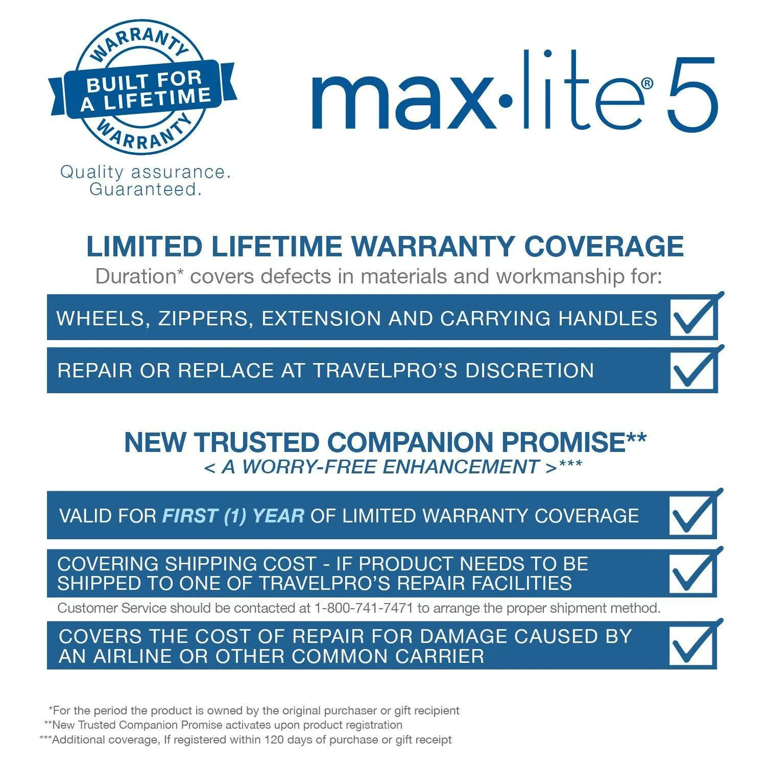TravelPro Maxlite 5 26" 2-Wheel Medium Luggage