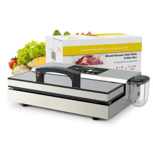 Vesta Vac 'n Seal Pro Vacuum Sealer with Combo Roll Box