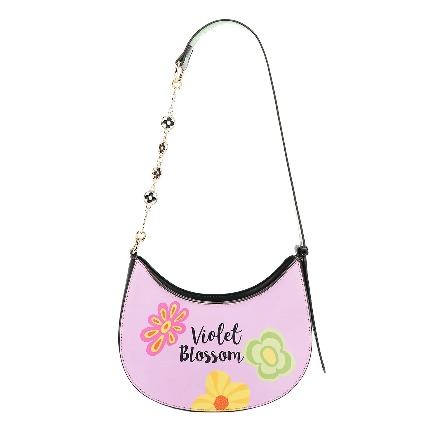 VIOLET BLOSSOM SHOULDER BAG